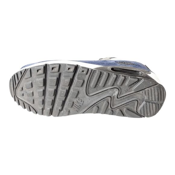 NIKE Air Max 90 "Midnight Navy Bolt" Running Shoes Size 6.5Y/W8 - Picture 8 of 12